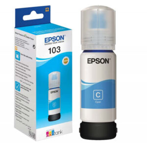 EPSON BOUTEILLE D'ENCRE ORIGINAL ECOTANK 103 - CYAN