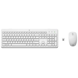 ENSEMBLE CLAVIER + SOURIS SANS FIL HP 230 AZERTY - BLANC (3L1F0AA)