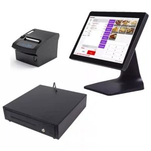 Pack Caisse tactile Terminal Point de Vente Zonerich ZQ-T8350A, Tiroir caisse, Imprimante Tickets